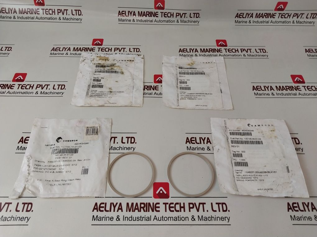 Lot of 4X Cameron 140146060103 seal ring