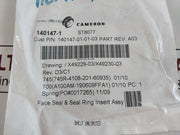 Lot of 8X Cameron 140147010103 Seal Assembly D3/C1 A03