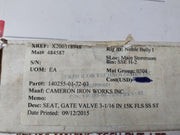 Cameron 140255-01-72-03 Seat Gate Valve Hrb 99.0