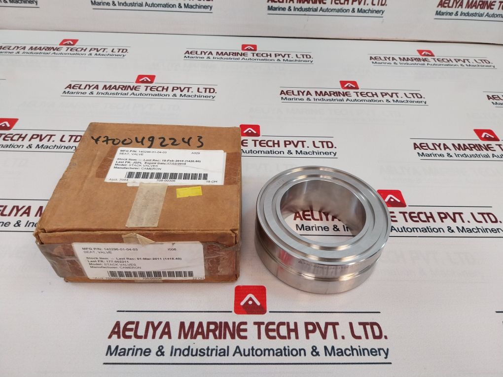 Cameron 140296-01-04-03 Rev. 01 Seal Seat Valve