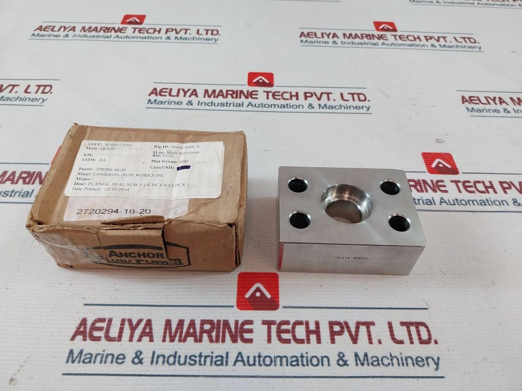 Cameron 2720294-16-20 Flange Seal Sub 1-1/4 In X 0.62 In X 1