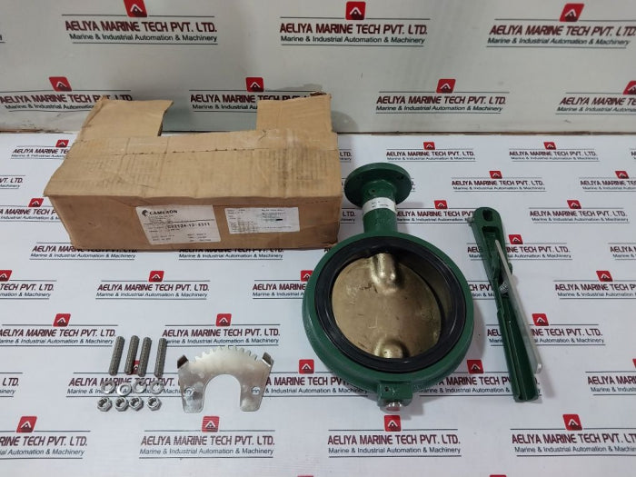 Cameron J022124-1214311 Butterfly Valve 6” Ne-c 200 Psi Set