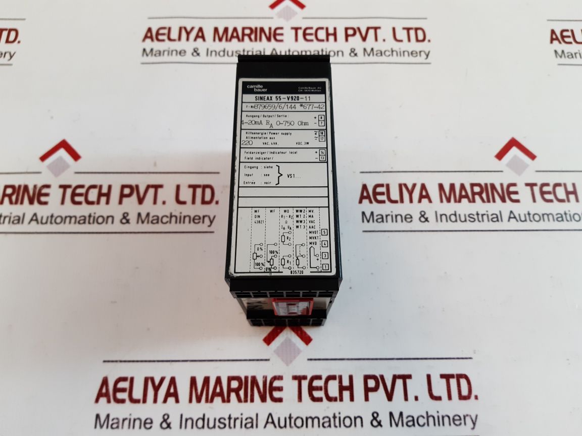 Camille bauer 55-v920-11 temperature transmitter