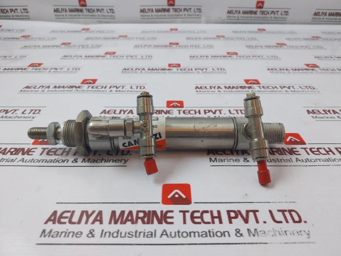 Camozzi 24N2A25A060 Double Acting Magnetic Pneumatic Mini Cylinder Max Pressure.10 Bar