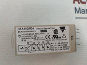 Carlo Gavazzi Haa14Qm24 Delay On Operate Timer 24-240Vac, 45-65Hz, 10Va