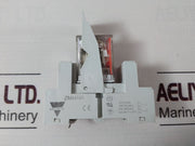 Lot of 2X Carlo Gavazzi RMI A 4 5 Relay With Socket ZMI4NA
