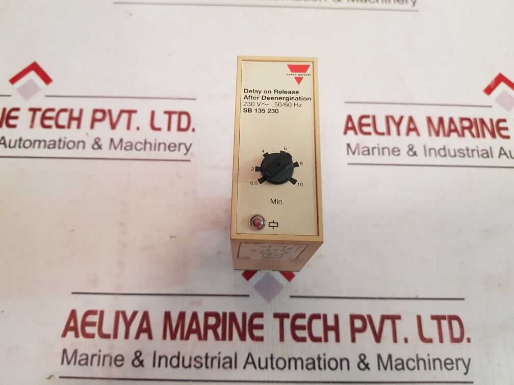 Carlo Gavazzi Sb 135 230 Delay On Release After Deenergisation 230V~ 50/60Hz