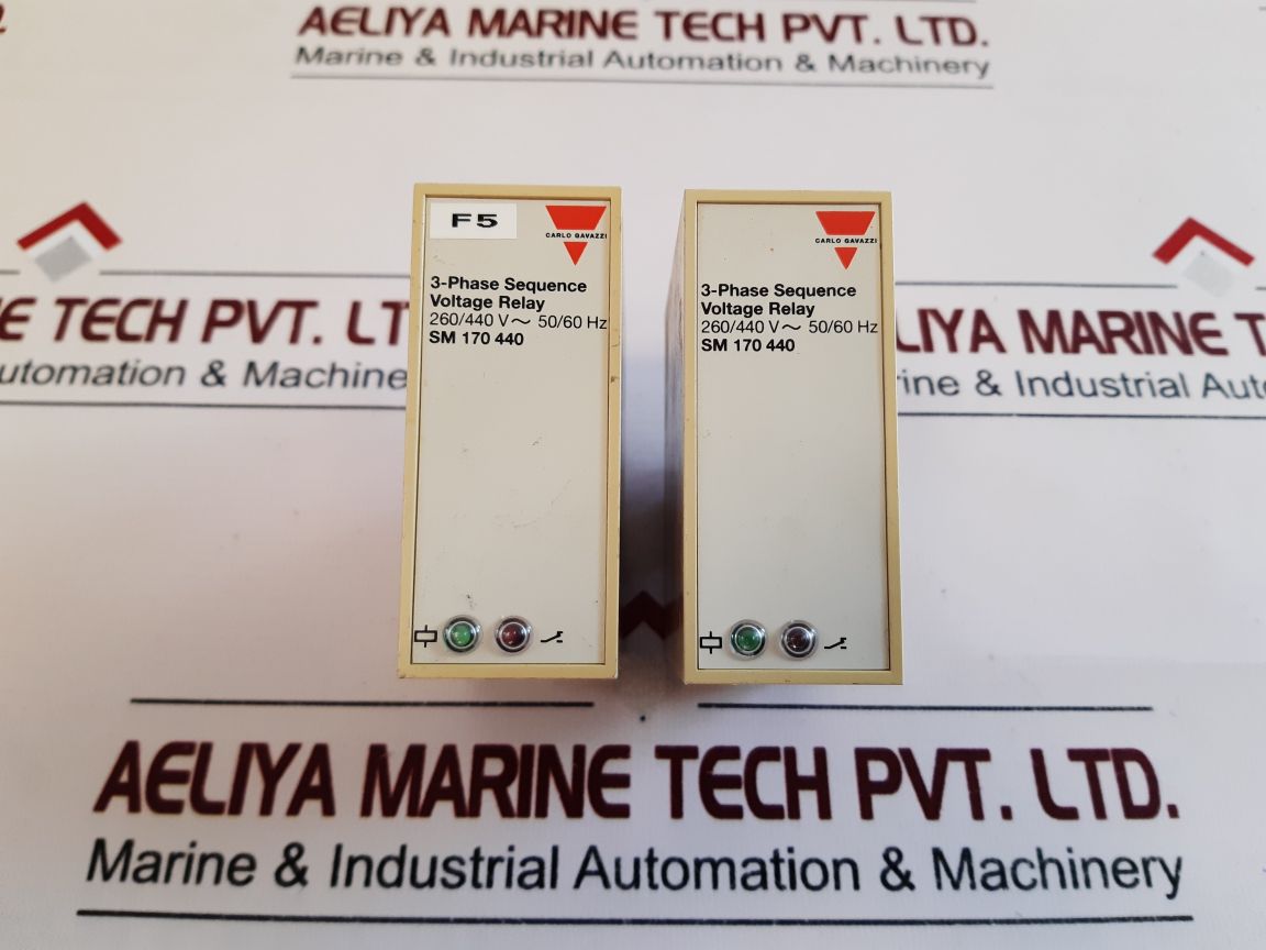 Carlo Gavazzi Sm 170 440 3-phase Sequence Voltage Relay