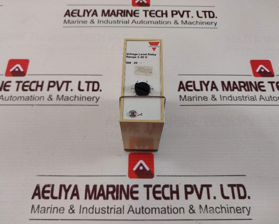 Carlo Gavazzi Sm 25 Voltage Level Relay 2-20V With Base
