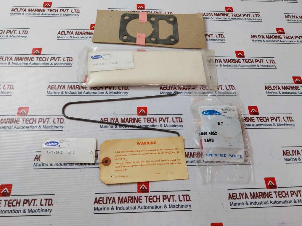 Carrier 5H40 4052 Bail Band Filter And U Pin Kit