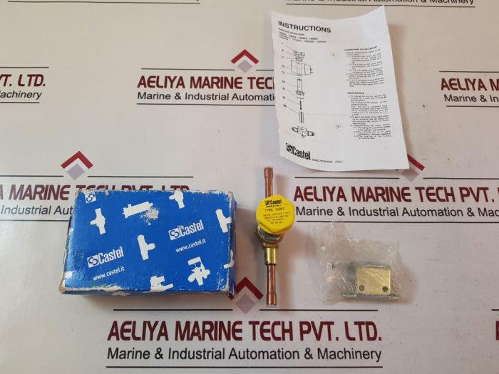 Castel 1028/2S Valve 1/4” Ods Without Coil 1028/2