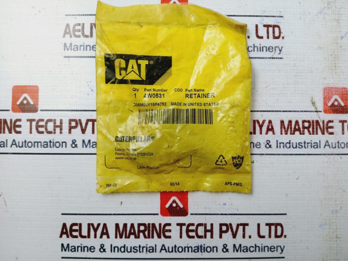 Caterpillar 4W0531 Retainer Oem D06M04Y15P4752