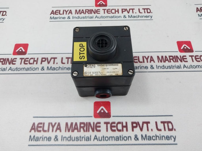Ceag Ghg4118100R0002 Control Station/Emergency Stop Switch