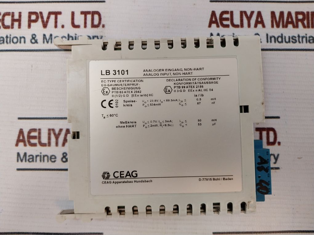 Ceag Lb 3101 Analog Input Module – Aeliya Marine