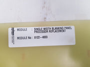 Cegelec 8122-4003 Single Width Blanking Panel Processor