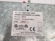 Cegelec Gds1004-4002 Sigma Customer I/O Panel 20X4454A1L