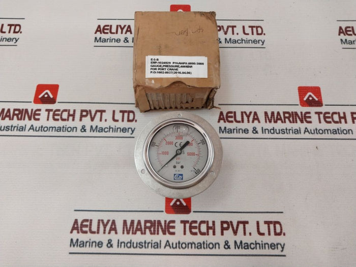Cejn En 837-1 Pressure Gauge 0-400 Bar