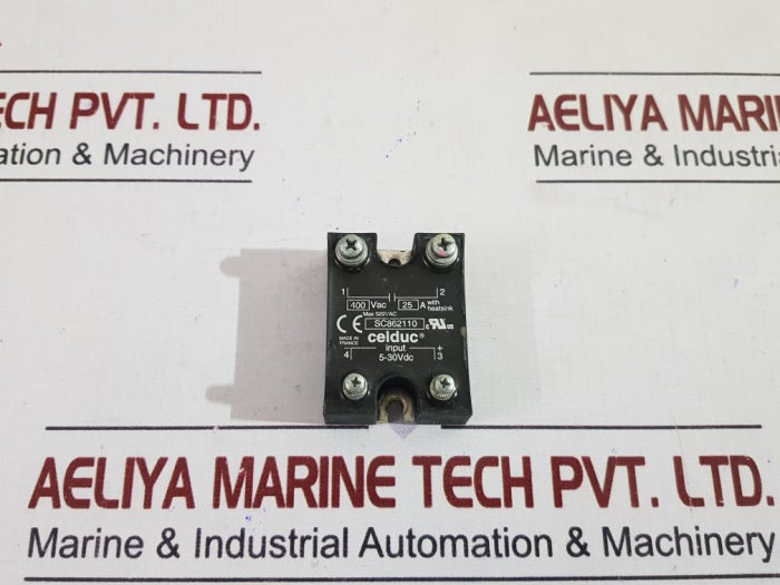 Celduc Sc862110 Solid State Relay 5-30Vdc