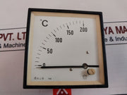 Celsa 0-200°C Analog Panel Meter 1Ma