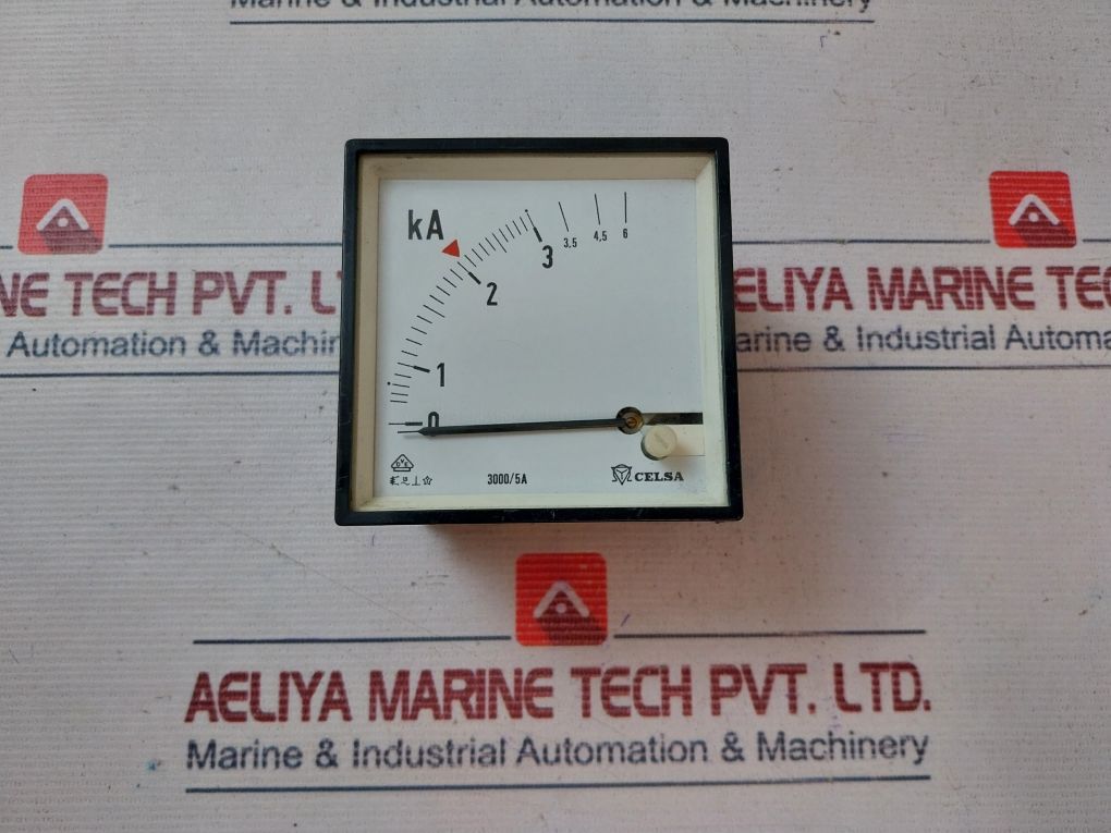 Celsa 3000/5A Ammeter 0-6Ka