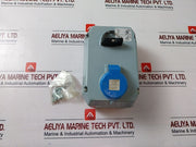 Cewe Cub 316-9 Commando Interlocked Switch Socket 220-250 Vac 16A 9H