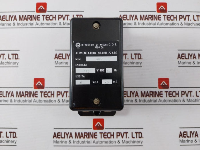 Cgs As3 Stabilized Power Supply 115V 60Hz 6Vdc 40Ma