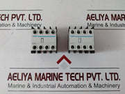 Lot of 3X Chint F4-22 Auxiliary Contact Block Box AC-15 360VA 0041006850