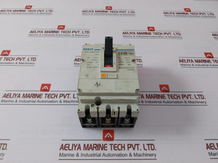 Chint Nm8-125S/125/3 Moulded Case Circuit Breaker 50/60Hz 8Kv 0.8-1.0 125A/40C