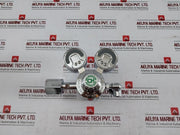 Chiyoda Seiki Bhn-3 High Select Gas Regulator Pressure Gauge A4U