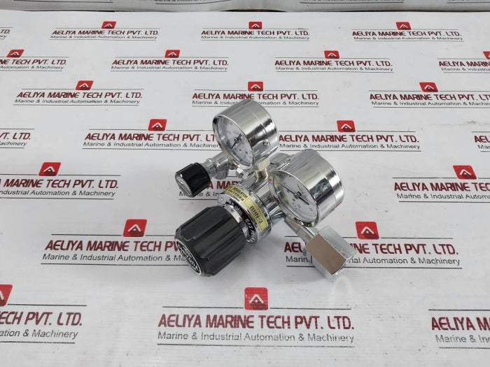 Chiyoda Seiki Bhn-3 High Select Gas Regulator Pressure Gauge A4U