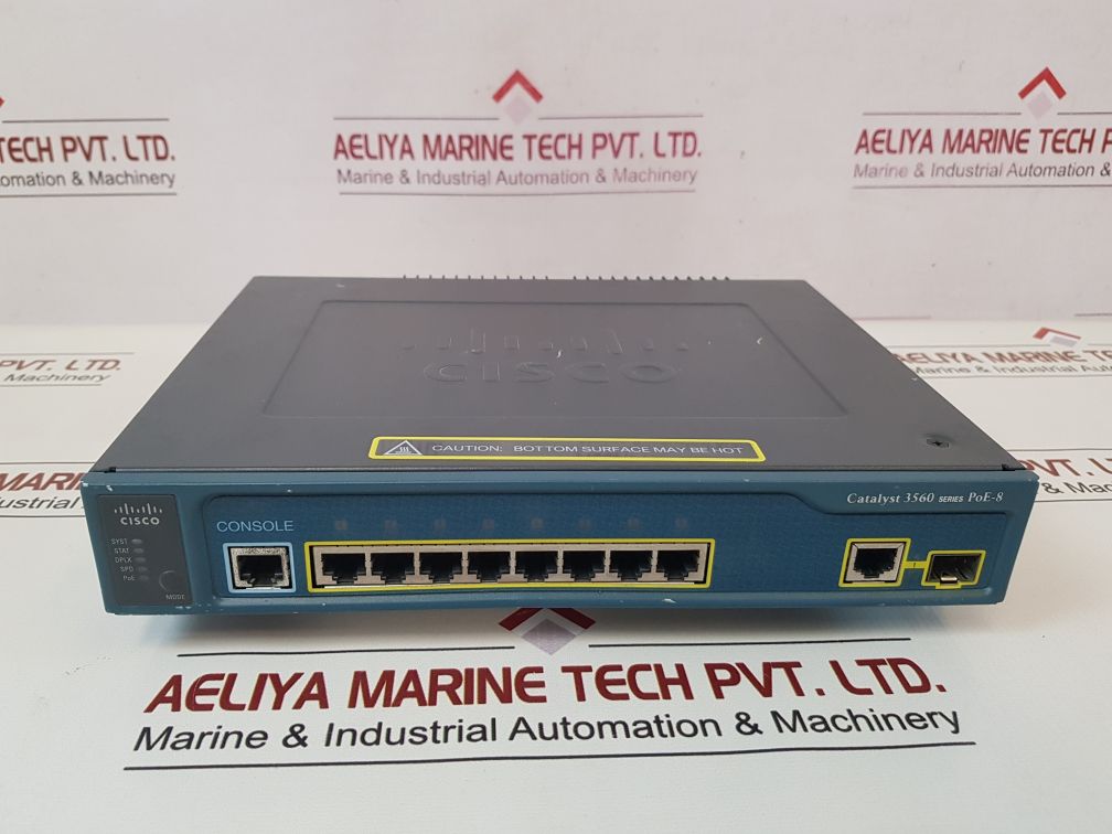 Cisco Catalyst 3560 Series Poe-8 Ws-c3560-8Pc-s Managed Ethernet Switch