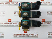 Ckd Gab312-3 Direct Acting 2 Port Solenoid Valve, Manifold And Actuator