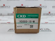 Ckd V3000-15-w Exhaust Valve 1.0 Mpa 60Â°C Rc1/2