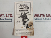 Columbia Electric Tong-test Ammeter Set