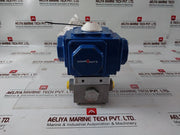 Compact C30 Sr-2C Met Pneumatic Actuator With Ball Valve
