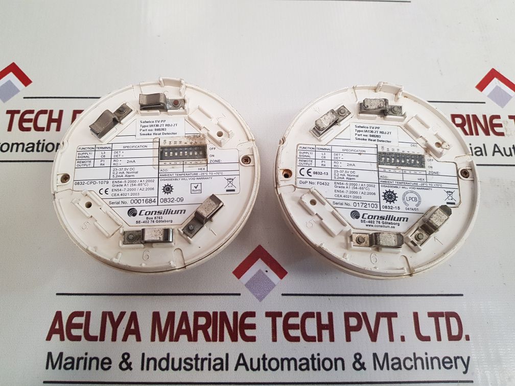 Consilium Ia130-2T Rdj-2T Smoke Heat Detector 040203