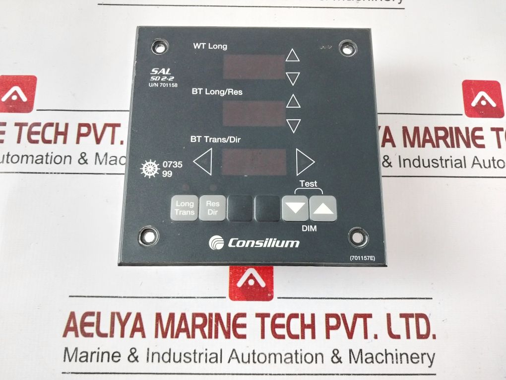 Consilium Sal Sd2-2 701158B Speed Distance Display Version: 2