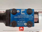Continental Hydraulics Vmd03M-3F-g-10-b-y1179 Directional Control Valve New
