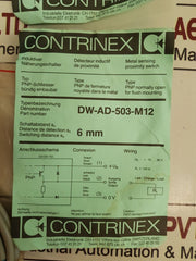 Contrinex Proximity Switch Dw-ad-503-m12