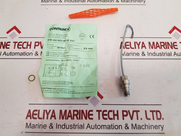 Contrinex Dw-ad-603-m10E-637 Inductive Proximity Switch Sensor