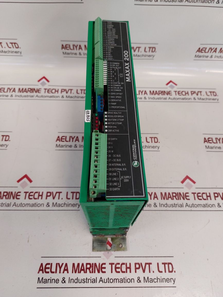 Control Techniques Maxax 200 Brushless Ac Servo Drive 200/3000