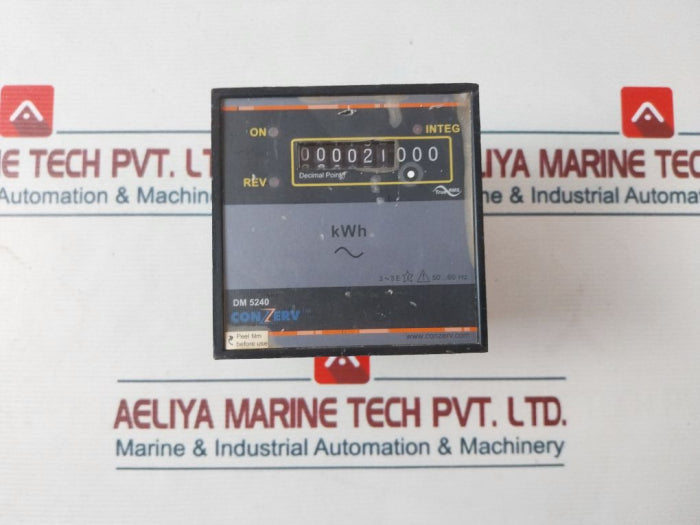 Conzerv Dm 5240 True Rms Energy Meter 240V