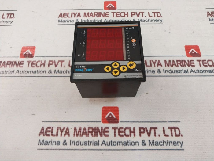 Conzerv Em 6433 Digital Panel Meter 44 To 300V Ac Dc