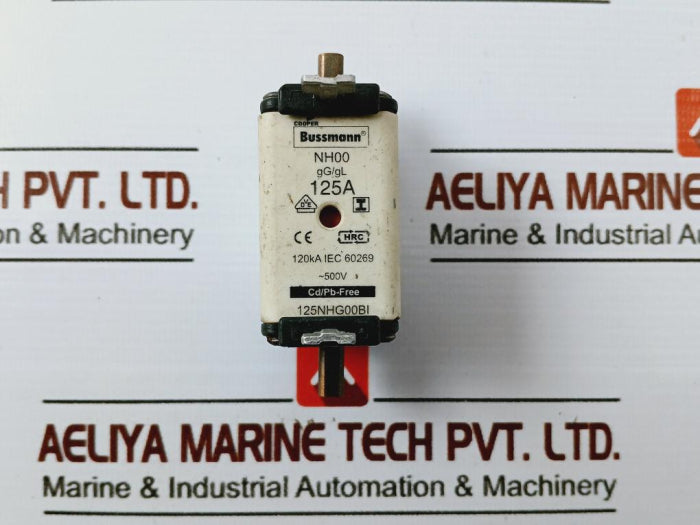 Cooper Bussmann 125Nhg00Bi Nh Fuse Square Type Gg/Gl 125A 120Ka