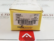 Lot of 5X Cooper Bussmann JKS-25 Current Limiting Fast-acting Fuse 25AMP 600VAC