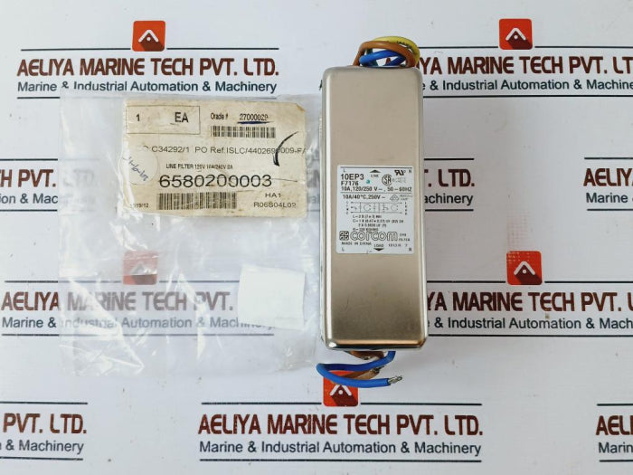 Corcom 10Ep3 Emi Filter 10A 120/250V~ 50-60Hz