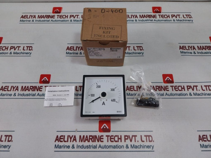 Crompton 244-03Ag-lasc-c7 Analog Meters 0/400 Amps Ac 50/60Hz