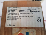 Crompton 244-216G Din Analogue Wattmeter 244216G8Mw 0-8 Mw