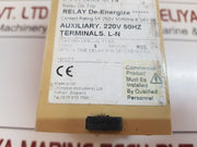 Crompton 252-pbbg Motor Protection Relay 5A 220V 50Hz