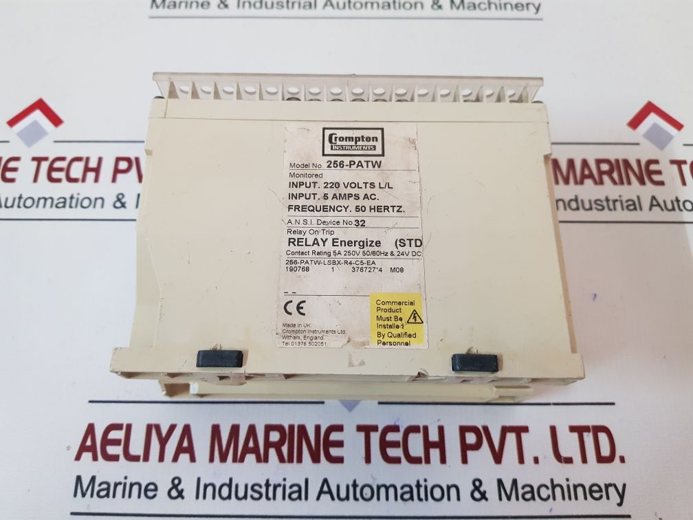 Crompton 256-patw Protector Trip Relay 220V 5A